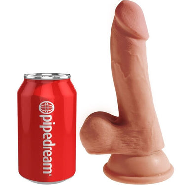 Dildo Realistico King Cock Plus Triple Density con Ventosa Potente